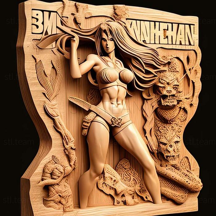 3D модель Гра Onechanbara Bikini Samurai Squad (STL)